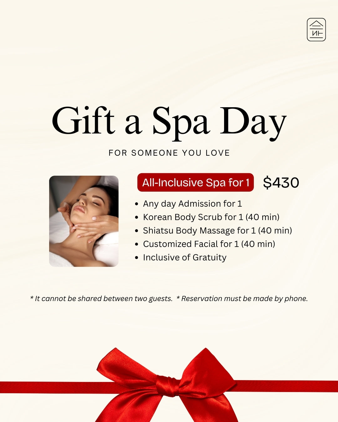 All-Inclusive Spa for 1